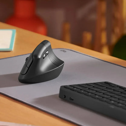 Mouse Logitech Lift Vertical Ergonomic | Inalámbrico | Bluetooth + Receptor | Para Zurdos