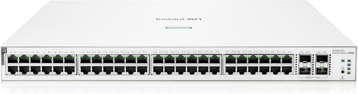 Aruba Switch Instant On 1930 48G Clase 4 PoE 4 SFP/SFP+ 370W JL686B