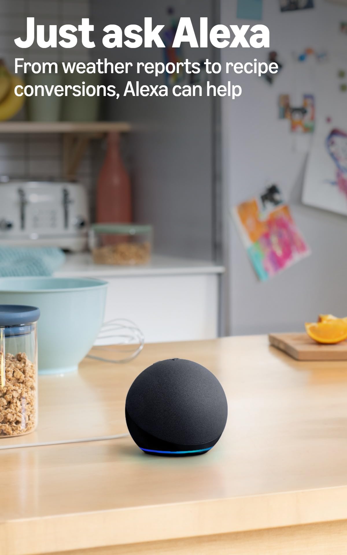 Amazon Bocina Inteligente con Alexa Blanco, Echo Dot 5ta Gen