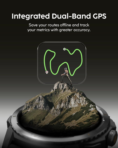 Cubitt Terra Reloj Inteligente Resistente GPS Doble Banda AMOLED 1.48"