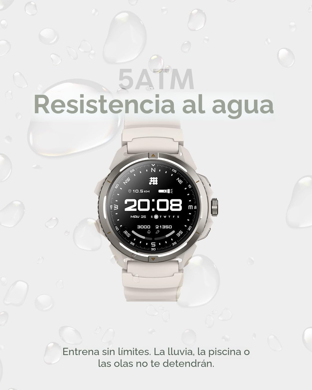 Cubitt Terra Reloj Inteligente Resistente GPS Doble Banda AMOLED 1.48"
