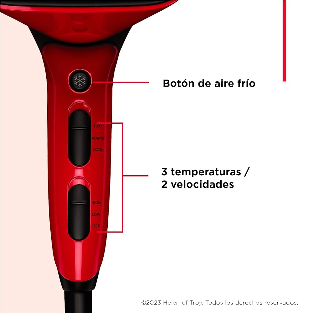 Secadora AirFlow Control Revlon | Para un secado potente con control total del flujo de aire y menos frizz