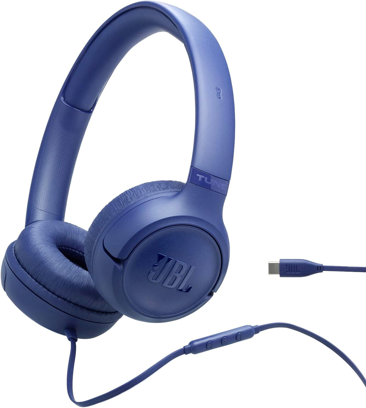 JBL Tune 530C USB-C Azul - audífonos on-ear con cable, vista principal