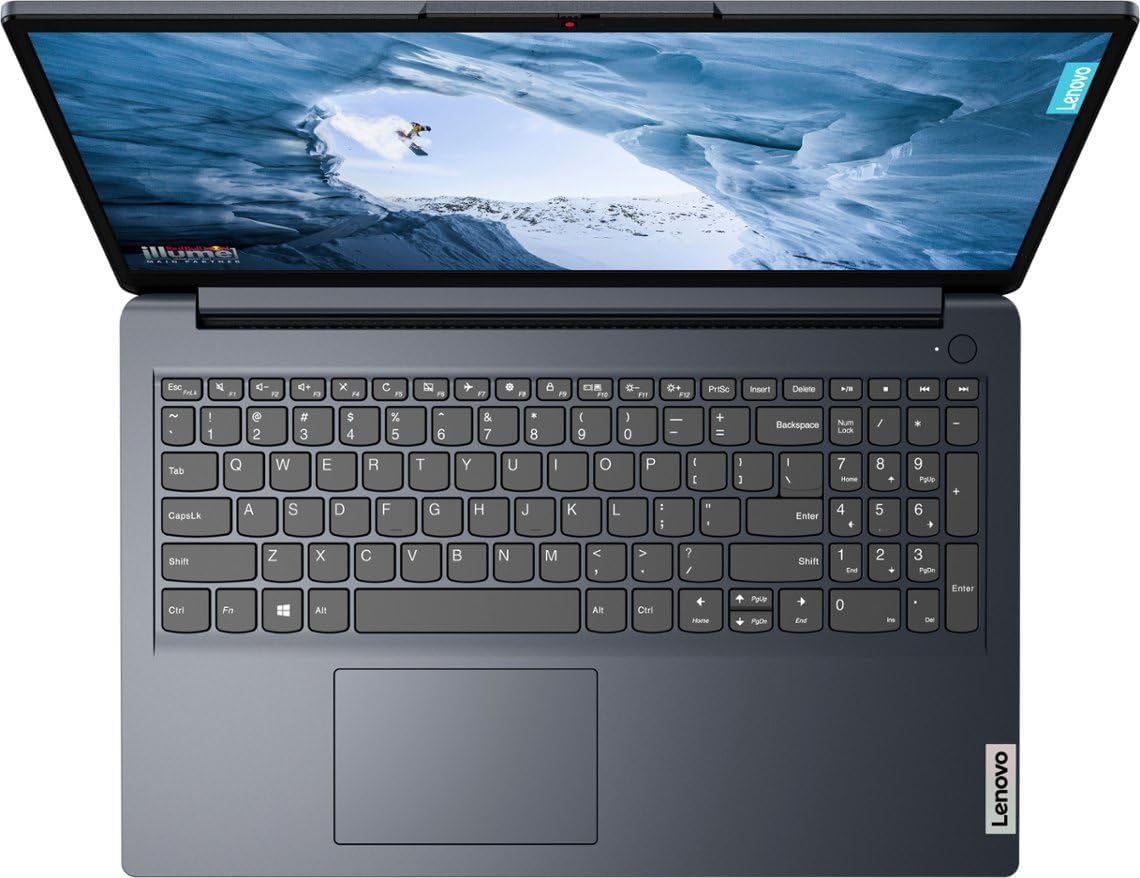 Teclado en inglés de Laptop Lenovo IdeaPad 1 con trackpad integrado