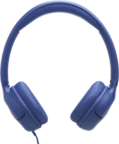 JBL Tune 530C USB-C Azul - vista lateral de los audífonos