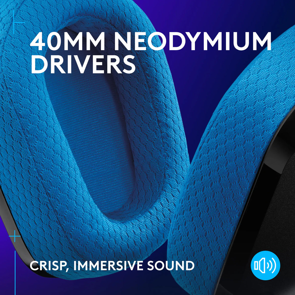 Logitech Headset Gaming Inalámbrico Flip-to-Mute, G535