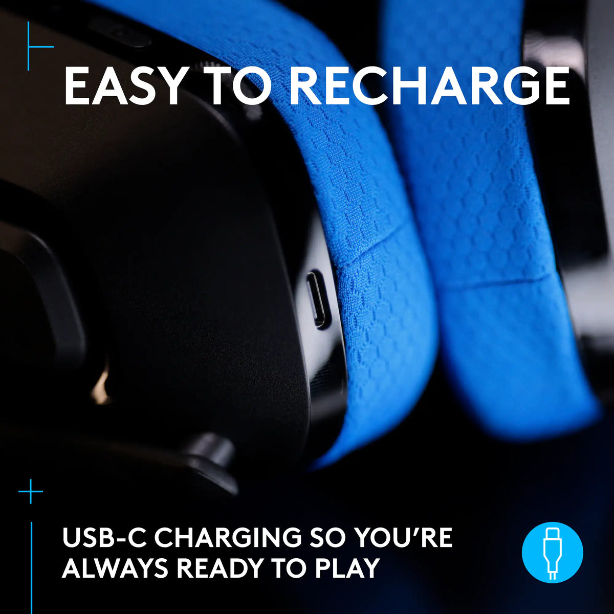 Logitech Headset Gaming Inalámbrico Flip-to-Mute, G535