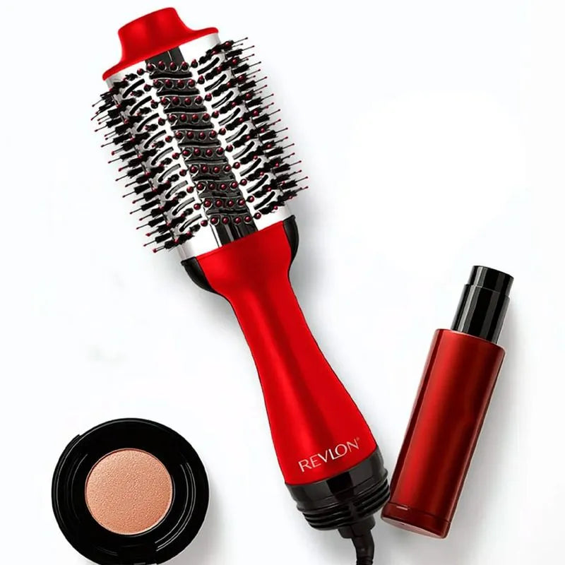 Cepillo Secador Revlon One-Step Volumizer Titanium Rojo | Para dar volumen y brillo con tecnología avanzada
