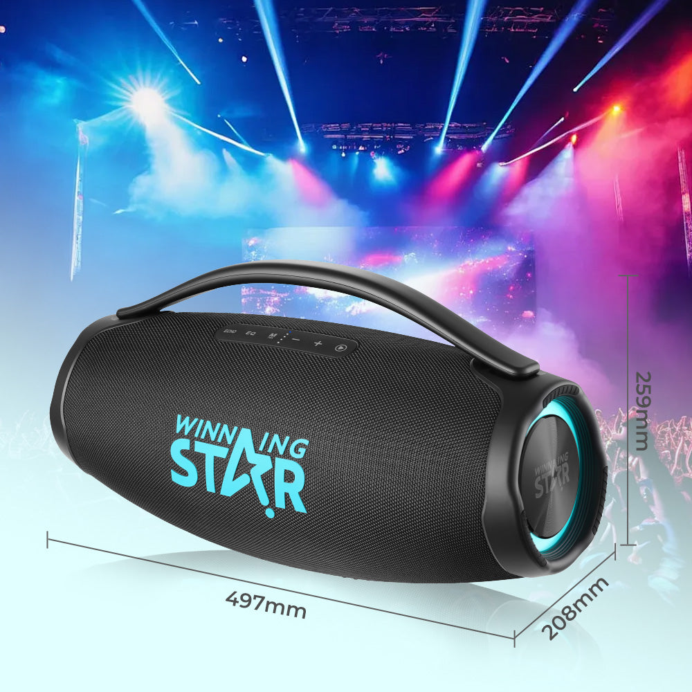 Winning Star Parlante RGB Bluetooth 80W, ST-8102