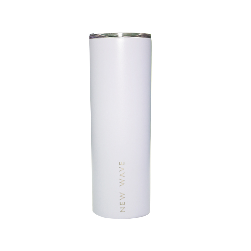 New Wave Skinny Tumbler vista inferior mostrando base antideslizante acero inoxidable
