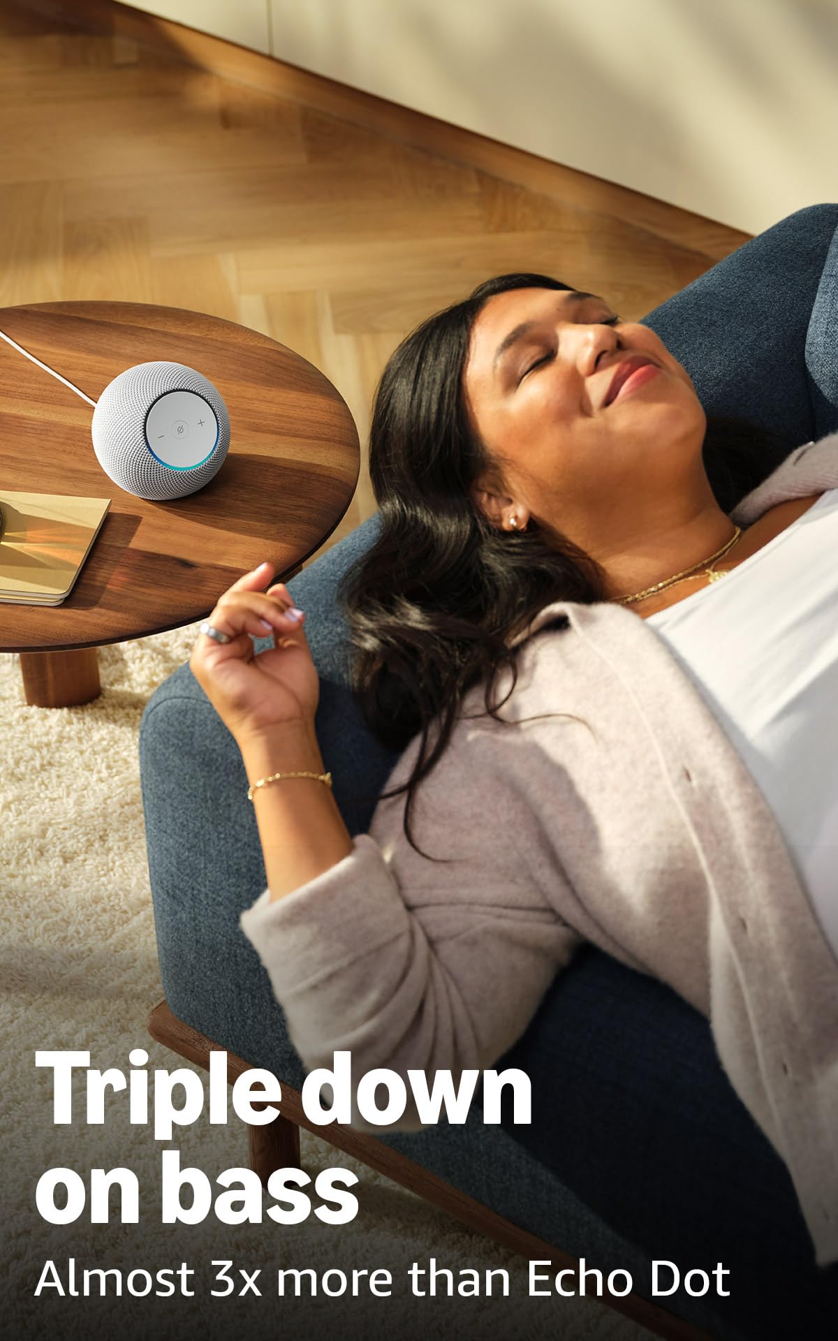 Amazon Bocina Inteligente con Alexa Amatista, Echo Dot Max