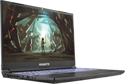 Teclado retroiluminado laptop GIGABYTE G5 vista superior