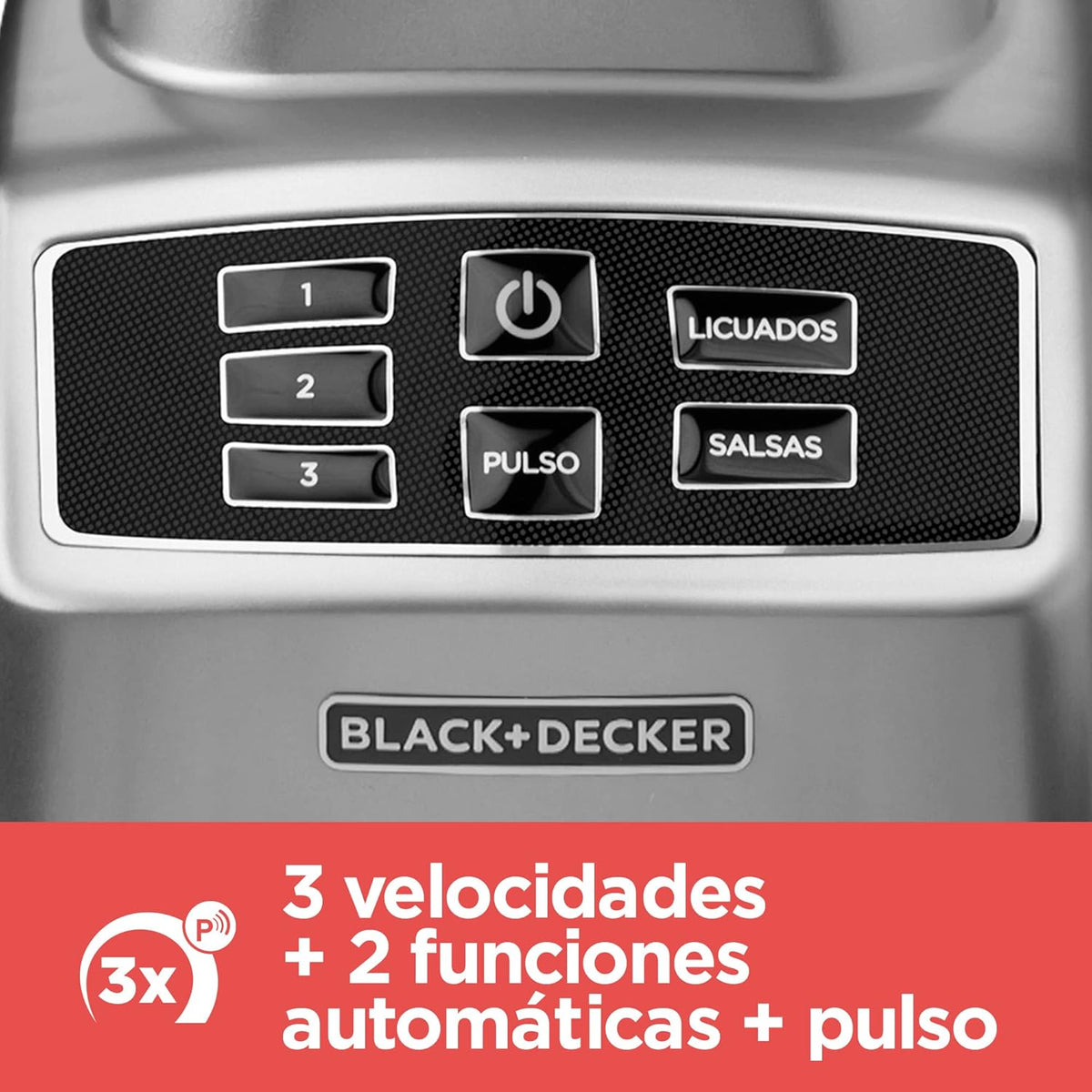 Licuadora Digital Black+Decker, BL1840MS