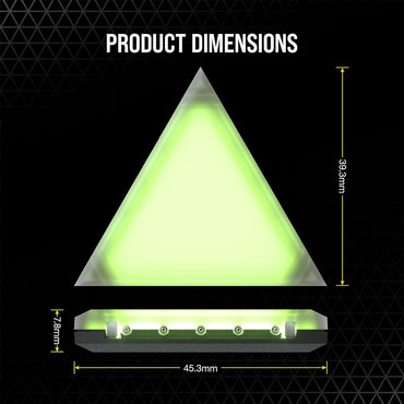 Corsair paneles iCUE LC100 RGB mini triángulo, CL-9011114-WW
