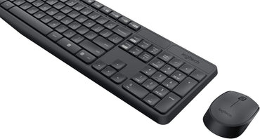 Teclado Logitech MK235 distribución española con teclas numéricas laterales