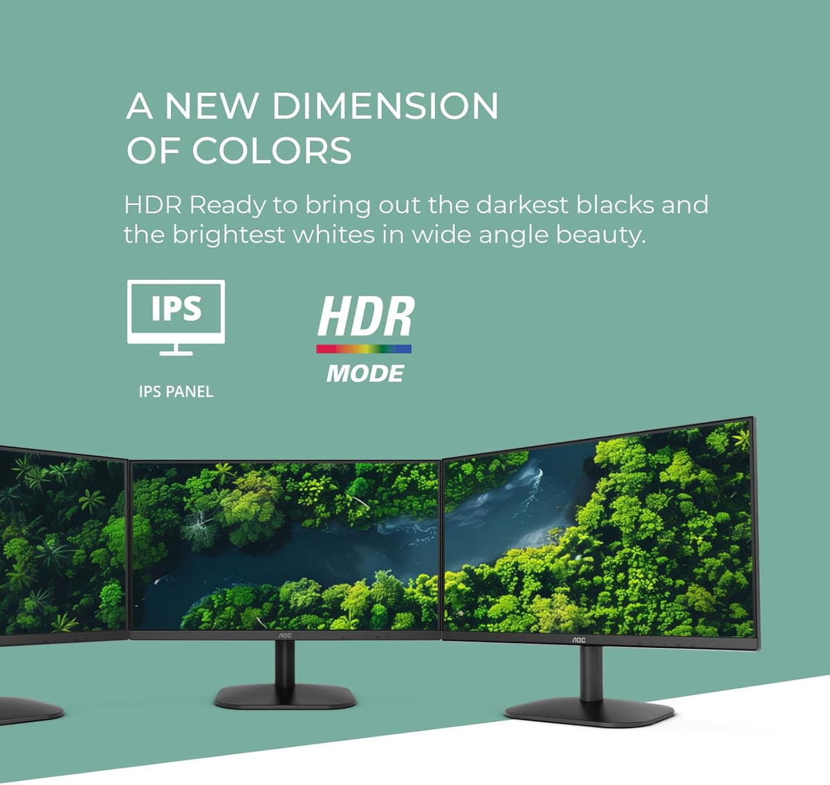 Monitor AOC 24B35H3 de 24" Full HD 120Hz IPS