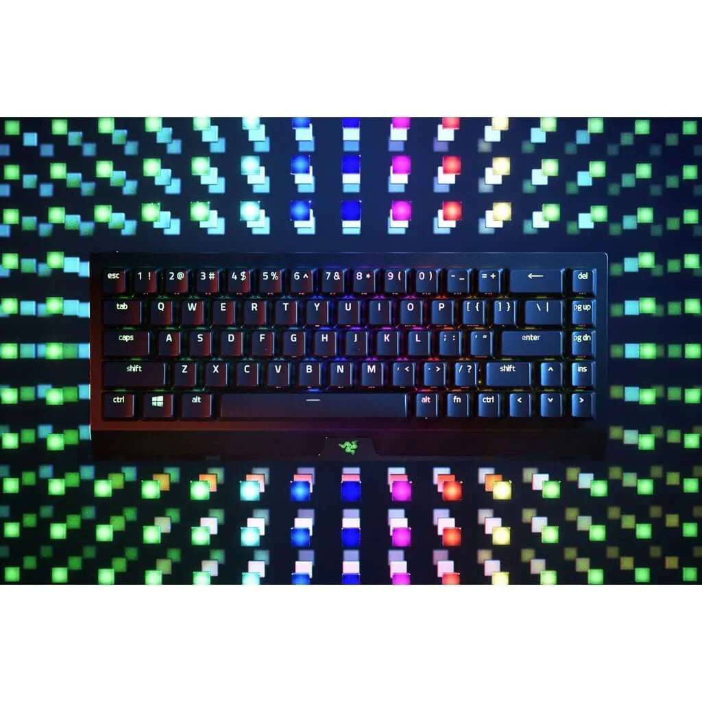 Razer BlackWidow V3 Mini HyperSpeed Teclado Gaming Mecánico 65% RGB Español Switch Amarillo USB-C Negro
