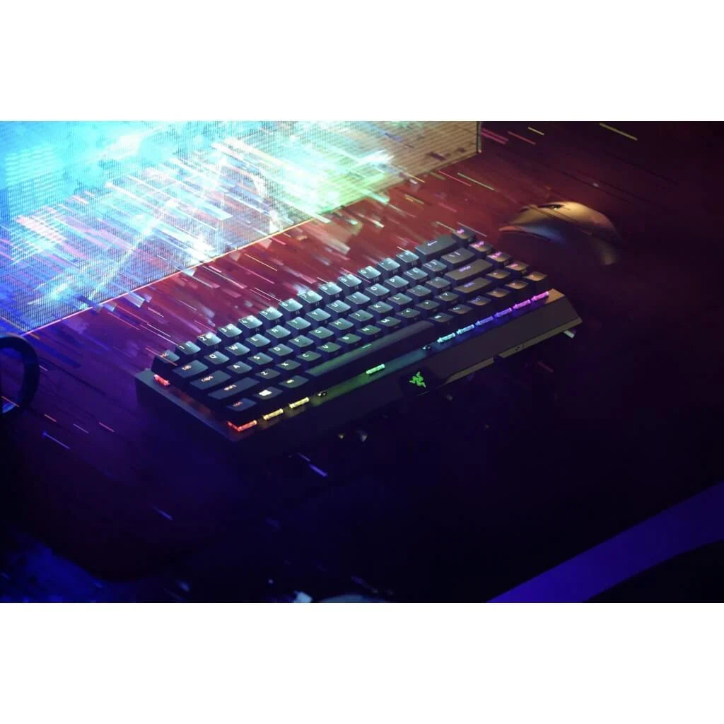 Razer BlackWidow V3 Mini HyperSpeed Teclado Gaming Mecánico 65% RGB Español Switch Amarillo USB-C Negro