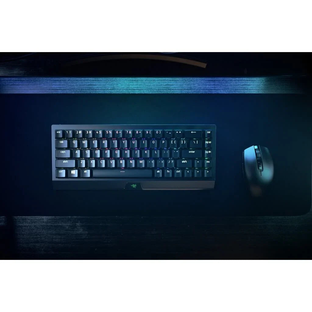 Razer BlackWidow V3 Mini HyperSpeed Teclado Gaming Mecánico 65% RGB Español Switch Amarillo USB-C Negro