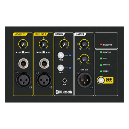 SKP Q12 MK2 parlante profesional activo - vista lateral