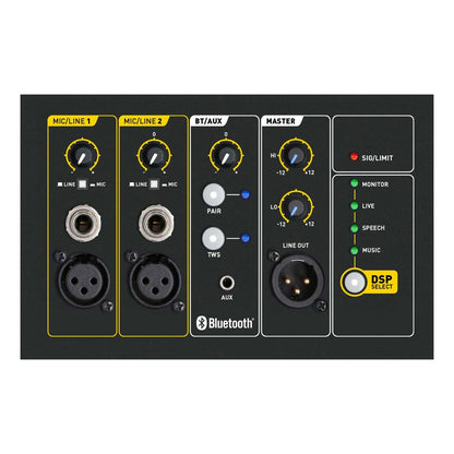 SKP Q10 MK2 parlante profesional activo - vista lateral