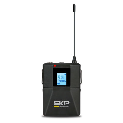 SKP UHF-700 PRO kit inalámbrico multifrecuencia - panel posterior