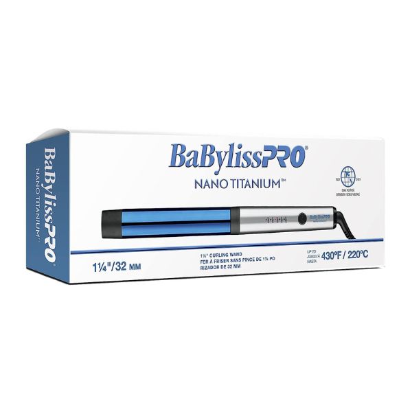 BaBylissPRO Rizadora Nano Titanium 1 1/4" 430°F