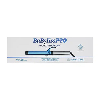 BaBylissPRO Pinza Rizadora Extendida XL 1 1/4", BNTW125XLUC