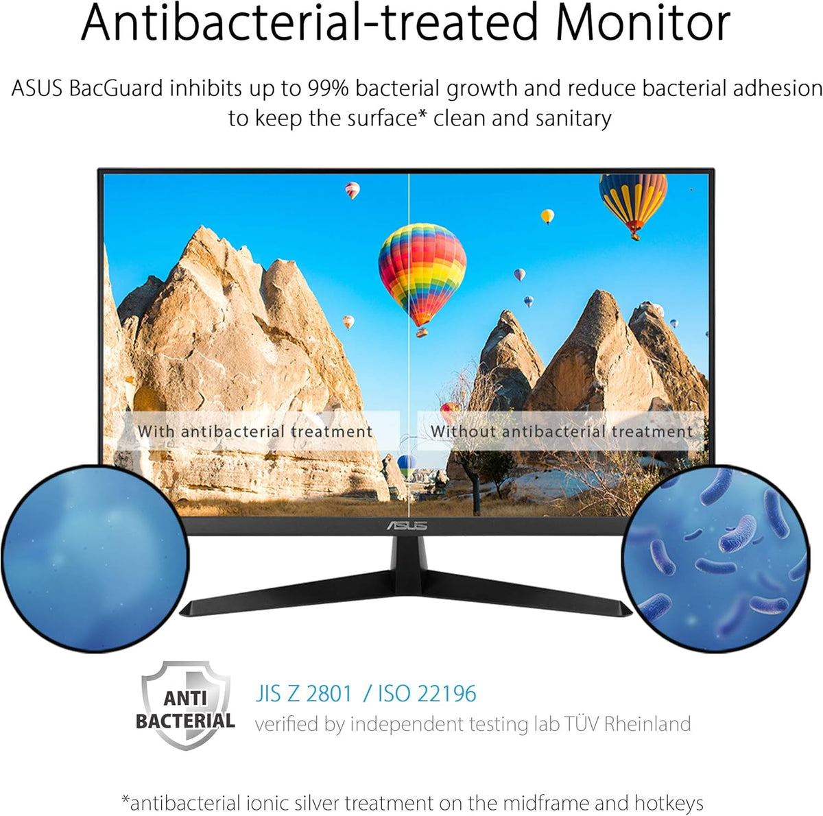 Monitor 27” ASUS VY279HE-W | FHD 1920 x 1080 | 75Hz | 1ms | HDMI | VGA | Eye Care Plus