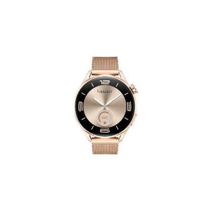 Kieslect Smartwatch para Dama 1.32" AMOLED Dorado, Lora Reno 3