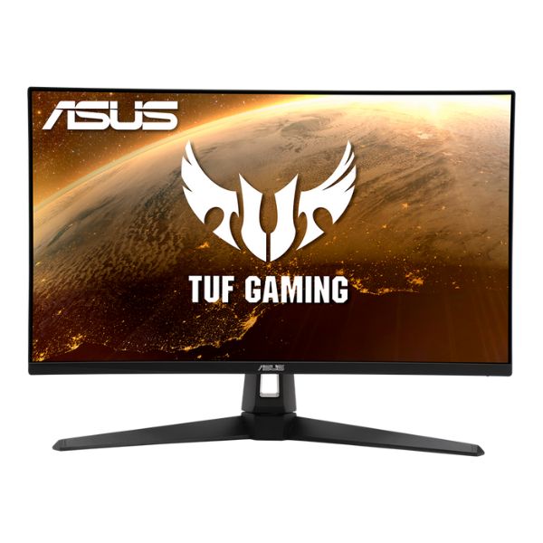 Monitor ASUS VG279Q1A en ángulo mostrando diseño sin bordes