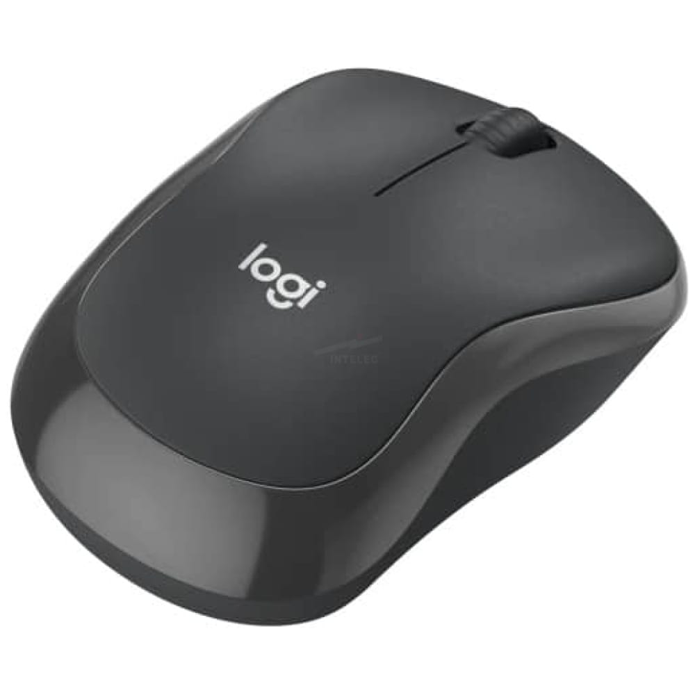 Mouse Logitech M240 Business vista lateral derecha mostrando diseño ergonómico