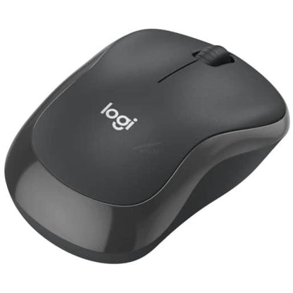 Mouse Logitech M240 Business vista lateral derecha mostrando diseño ergonómico