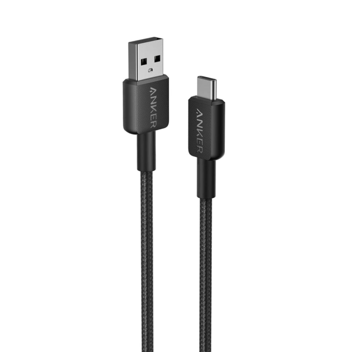Anker Cable 322 USB-A a USB-C Trenzado 1.8 m Negro, A81H6