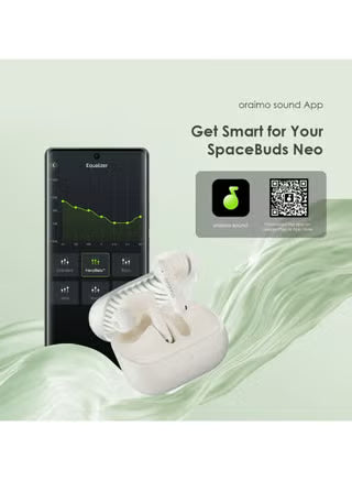 Audífonos Oraimo OTW-625 en oreja mostrando ajuste ergonómico perfecto