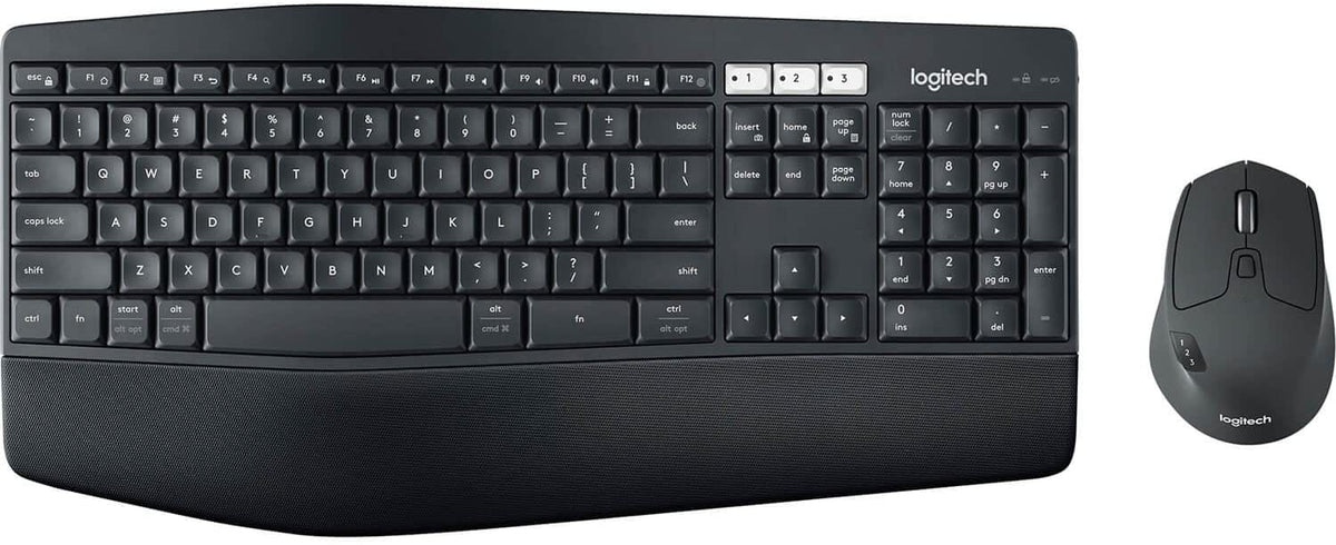 Detalle teclas numéricas y función del teclado Logitech MK850