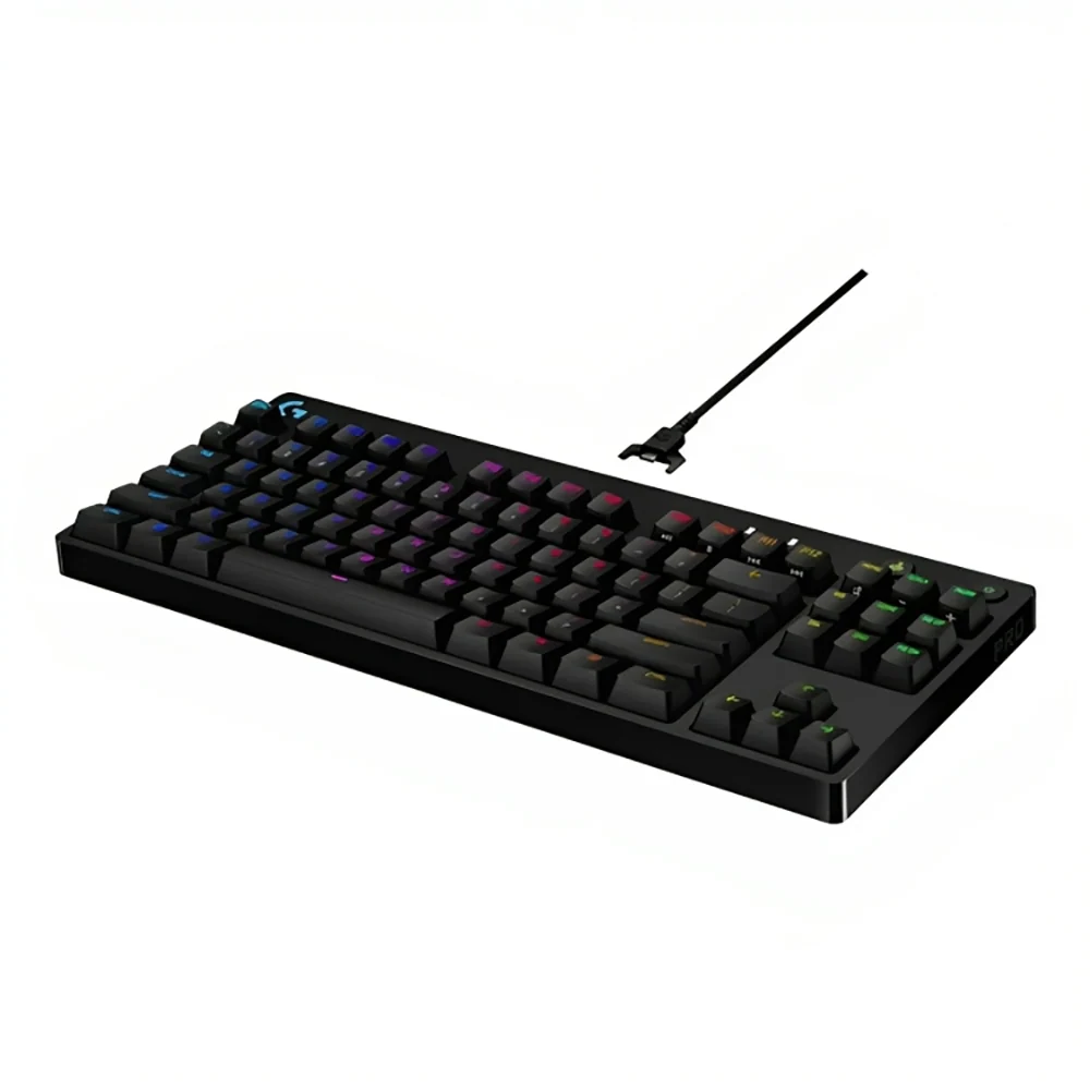 Vista superior teclas teclado mecánico Logitech G PRO formato TKL
