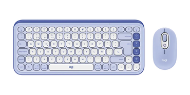 Logitech Teclado y Mouse Inalámbrico Bluetooth, POP Combo