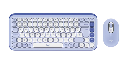 Logitech Teclado y Mouse Inalámbrico Bluetooth, POP Combo
