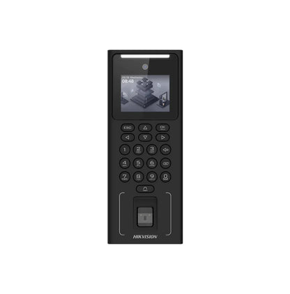 CONTROL DE ACCESO HIKVISION DS-K1T321MFWX | 2.4” LCD Display | 2MP Lens | Reconocimiento Facial y Huella Dactilar