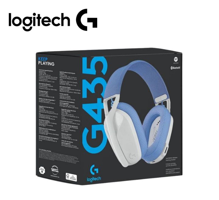 Headset Logitech Gaming G435 Lightspeed | Inalámbrico | Bluetooth | Micrófono Integrado
