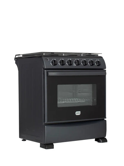 GRS Estufa a Gas 30" con 6 Quemadores, Horno Total Heat y Comal Negro, 30GM3B