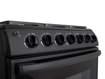 GRS Estufa a Gas 30" con 6 Quemadores, Horno Total Heat y Comal Negro, 30GM3B