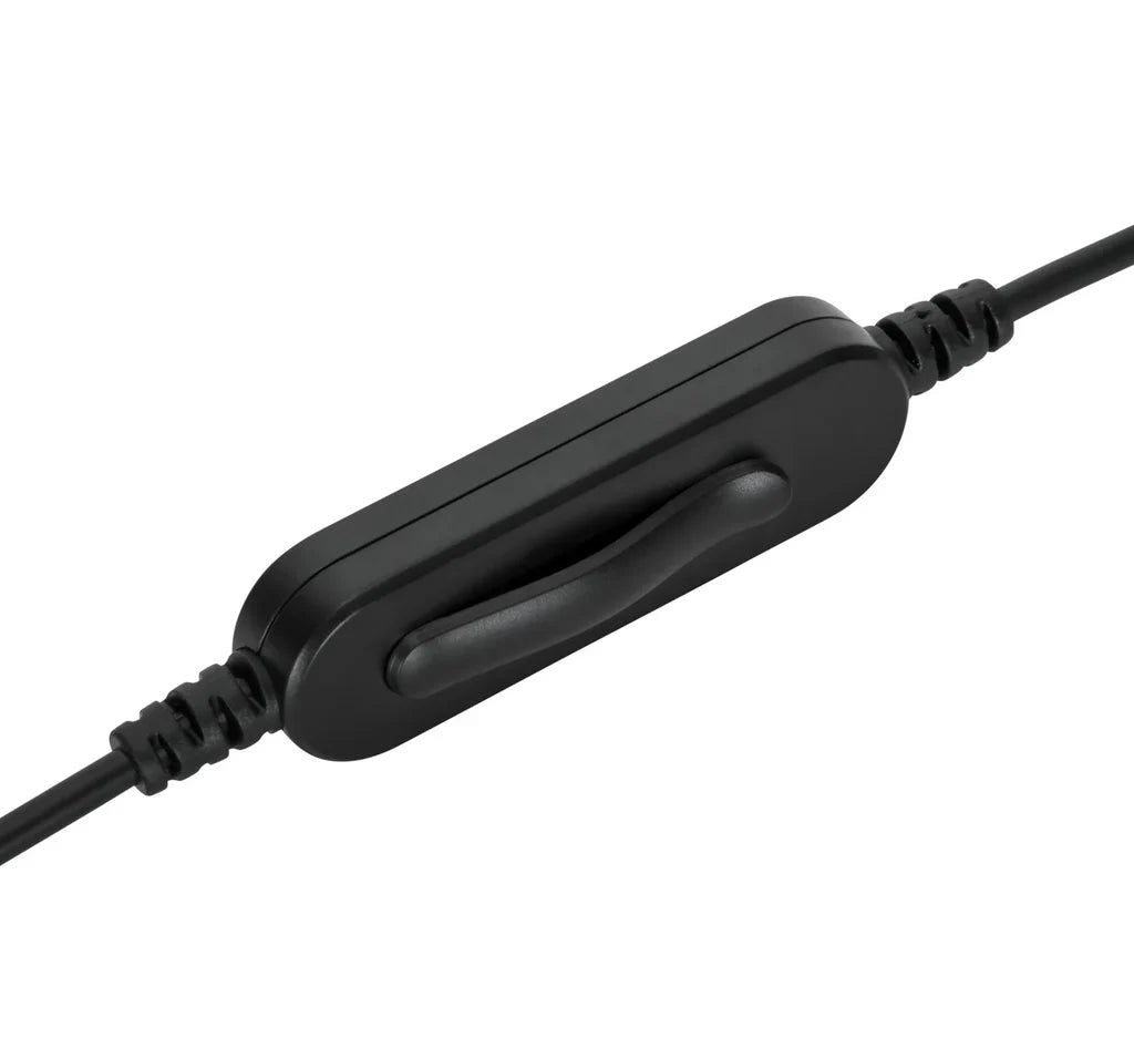 Targus Audifonos Estereo AEH102TT - detalle del clip de control de volumen