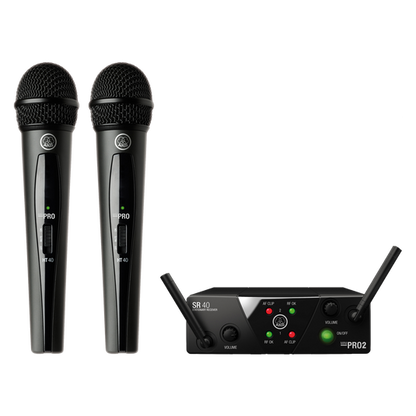 AKG WMS40 Mini Dual Vocal Set sistema inalámbrico - receptor y transmisores
