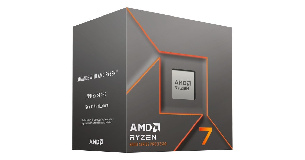 Procesador AMD Ryzen 7 8700F | 8ª Gen | 5.0 GHz | AM5