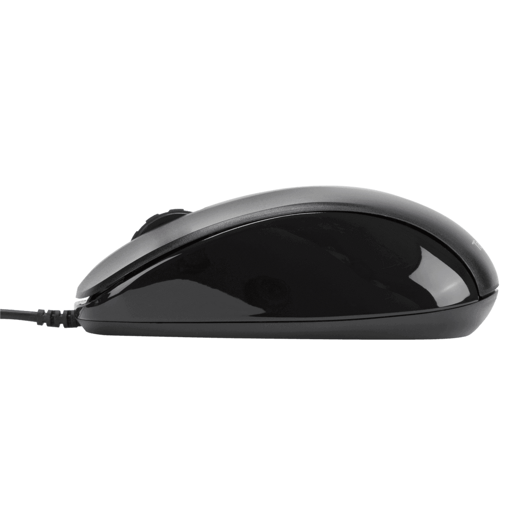 Targus mouse óptico USB AMU80US - vista lateral izquierda