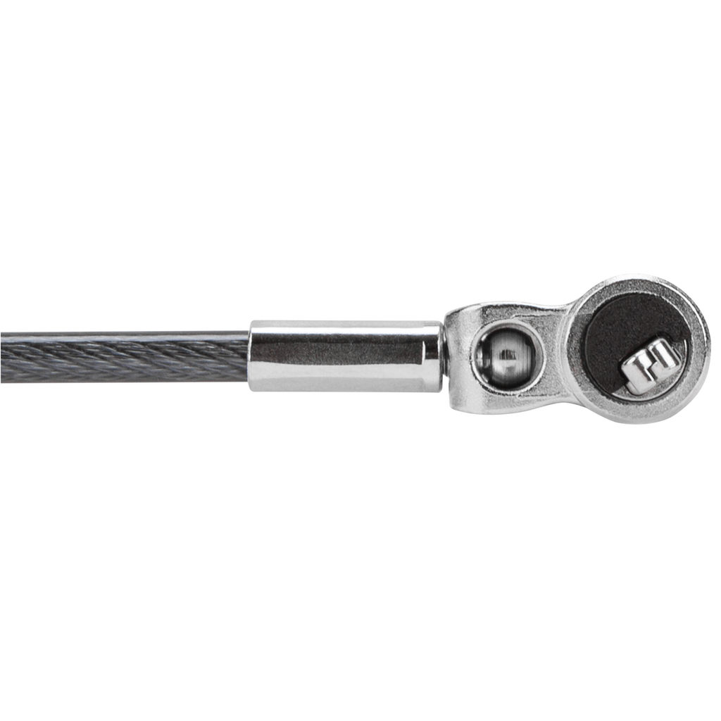 Targus Candado de Cable DEFCON Trapezoid Keyed ASP65GLX - detalle del cabezal giratorio