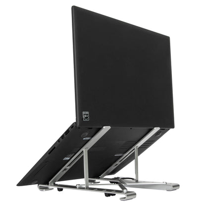 Targus base portátil con dock integrado AWU100005GL - en uso, altura ajustada