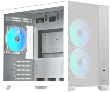 Formula V Line Case Blanco 3 Ventiladores ARGB, G6 Plus AR